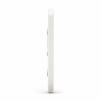 Plaque de recouvrement de loquet de porte en aluminium blanc imprimée en 3D sur mesure, prototype OEM, accessoire de quincaillerie de serrure de porte, 0,1 mm