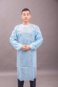 Robe chirurgicale d'isolement jetable non tissée imperméable respirante pour médecin/chirurgien/patient/visiteur/hôpital - Product Image 2