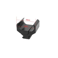 Support de fixation pour lampe torche en alliage d'aluminium pour tube de 21 mm