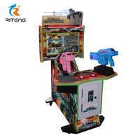 Machine de jeu vidéo d'intérieur personnalisable de Guangzhou paradis pour enfants jeux à pièces de tir au pistolet perdus passionnants
