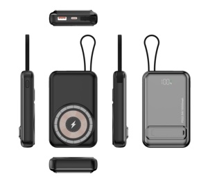 Mini <span class=keywords><strong>batterie</strong></span> <span class=keywords><strong>externe</strong></span> 10 000 mAh, power bank magnétique sans fil, chargeur portable pour <span class=keywords><strong>iPhone</strong></span>, <span class=keywords><strong>batterie</strong></span> <span class=keywords><strong>externe</strong></span> - Product Image 6
