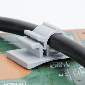 Lianyang PTS kepala pesawat tali pegangan kabel jenis baut penjepit kawat gesper plastik dapat disesuaikan klip kabel manajer kawat - Product Image 5