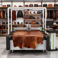 Machine de découpe CNC automatique numérique à plat pour cuir véritable, PU, chaussures, sacs, canapés