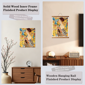 Paint by Numbers Canvas Art Kit Woman Portrait Modern Style DIY Oil Painting Handmade Rectangle Digital Printing 40x50cm - Product Image 6