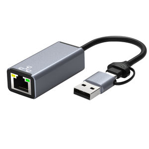<strong>2</strong> in 1 <strong>Network</strong> Card USB3.0 External <strong>Network</strong> Cable to RJ45 Interface 2500M Game <strong>Network</strong> Card Gigabit Driver-free - Product Image 1
