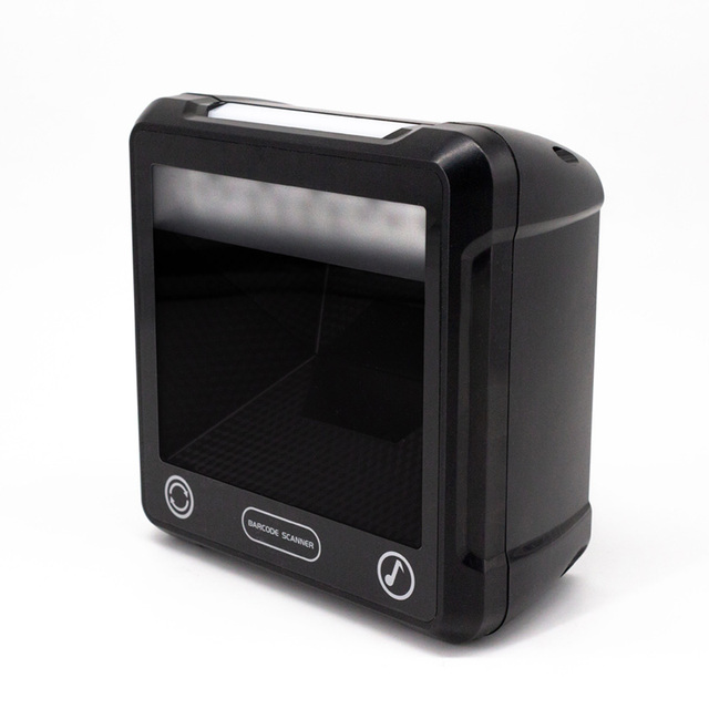 Quickscan Supermarket Cashier Counter Top 2D QR Bar code Reader Pharmacy Stationary Shop POS Payment Desktop Barcode Scanner
