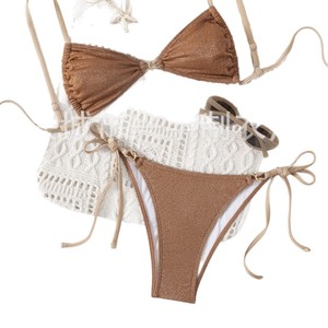 Bikini de Dos Piezas con Estampado Triangular, Estilo 2025, Comercio Electrónico Transfronterizo, Europa y América, AliExpress, Sexy - Product Image 5