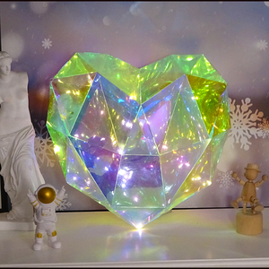 Đèn trang trí Giáng sinh độc đáo hình cây thông Noel lãng mạn với hiệu ứng sao PET tương tác hình thoi - Product Image 4