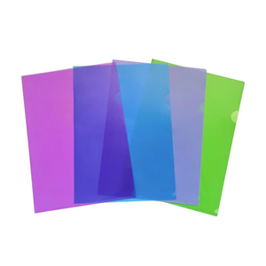 Bán buôn PP nhựa thư mục rõ ràng Túi thư mục tập tin A4 tùy chỉnh PP L hình dạng cho thư mục tập tin cho các trường học - Product Image 6