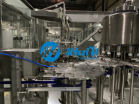 Meilleure Vente : Machine d'Embouteillage 3-en-1 Entièrement Automatique à Contrôle PLC, Haute Précision, pour Petites Entreprises de Production d'Eau Potable, Compatible Huile