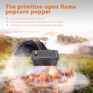 Dài Xử Lý Có Thể Tháo Rời Xách Tay Stovetop Bỏng Ngô Nồi Không Dính Pan Đá Dầu Nóng Của Nhãn Hiệu Sản Xuất Bỏng Ngô Máy Cho Nhà - Product Image 4