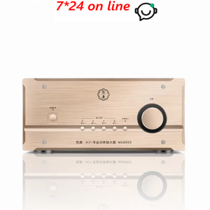 Amplificador HiFi Clase <span class=keywords><strong>A</strong></span> MUSMYS-Pure de 80Wx2, Sistema de Sonido con Condensadores ELNA, Soporte Metálico, 4 Entradas RCA para DJ, Cine en Casa y Audio - Product Image 1