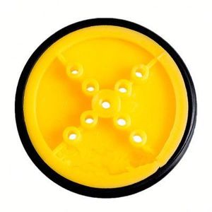 410 Rubber Wheel Robot Tire TT Motor Robot Smart Car Platform <b>Trolley</b> Electronic Design Toys - Product Image 3