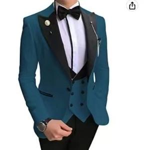 New White Good Quality Anzug Groom smen Anzug Dreiteilige Prom Kostüm Mode Herren anzüge - Product Image 5