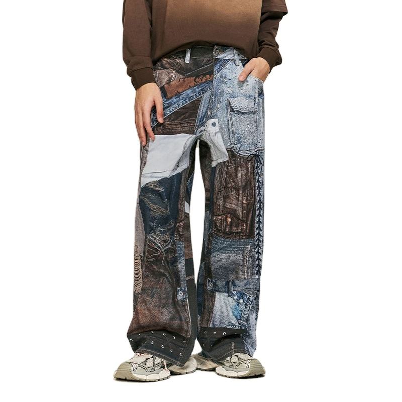 High Quality Crotch Jeans Men Sustainable Stylish
