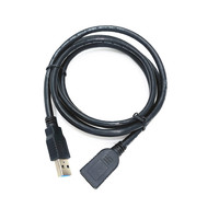 Cable Extensor USB 2.0 de Alta Calidad con Carga Rápida de 5A, Ecológico, con Blindaje de Cobre Trenzado y Revestimiento de PVC, Macho