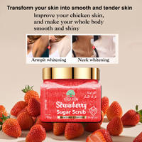 Strawberry Sugar Body Scrub Brightening Exfoliating Acne Removing Whitening Spa Use