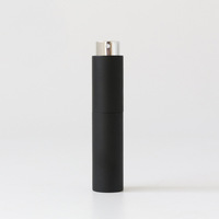 Nouvelle Bouteille de Parfum Rechargeable en Aluminium Tendance avec Atomiseur Rotatif, Couleur Personnalisée, Capacité 8ml/10ml, Intérieur en Verre, Vaporisateur de Voyage