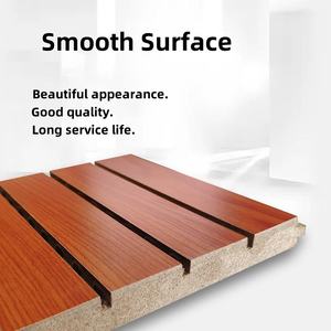 Tablero de listones de madera de agujero redondo, trampas de Bajo perforadas de madera, <span class=keywords><strong>aislamiento</strong></span> acústico de insonorización para Chruch Studio Office Home - Product Image 3