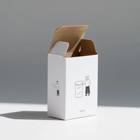 Emballage de cartons pharmaceutiques sur mesure avec logo et finition mate, boîtes pliables recyclables pour pilules et perfusions