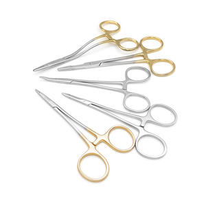 Porte-aiguille dentaire Yjm 12,5 cm en acier inoxydable avec poignée moletée, instrument chirurgical pour usage dentaire et cosmétique - Product Image 3