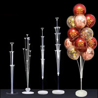Kit de support de table et de sol en plastique pour ballons, arche de poteaux, pour décoration de mariage, anniversaire, Noël, fête