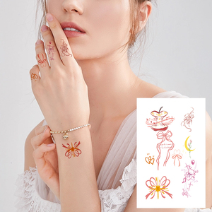 Fingertip Temporary <b>Tattoo</b> Sticker Waterproof Sweat Proof Long Lasting Colorful <b>Paper</b> Decal for Body Art Professional Use - Product Image 4