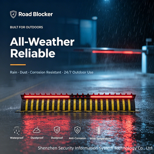 Bloqueador de Carreteras Retráctil Automático Hidráulico de 4 Metros, Control Remoto, Construcción de Acero Inoxidable, para Prevenir la Entrada de Vehículos No Autorizados - Product Image 1