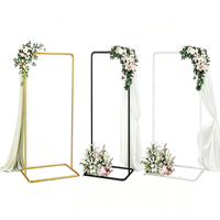 Support de panneau de bienvenue en métal pour mariage, cérémonie, fête d'anniversaire, toile de fond, décoration de photomaton