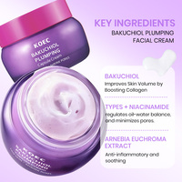 Crème Visage Illuminatrice et Raffermissante KOEC au Bakuchiol et Niacinamide en Capsules – Hydratant Éclaircissant Anti-Taches