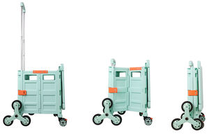 उच्च गुणवत्ता वाले बाजार में फोल्डेबल फोल्डिंग लगेज ट्रॉली बैग, पहियों के साथ फोल्डेबल शॉपिंग ट्रॉली कार्ट - Product Image 6