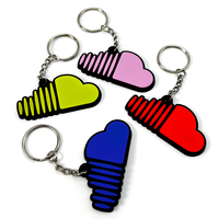 Cadeau d'entreprise personnalisé Porte-clés en PVC souple 2D 3D Personnalisez votre propre logo de marque Porte-clés en silicone Porte-clés en caoutchouc souple en PVC