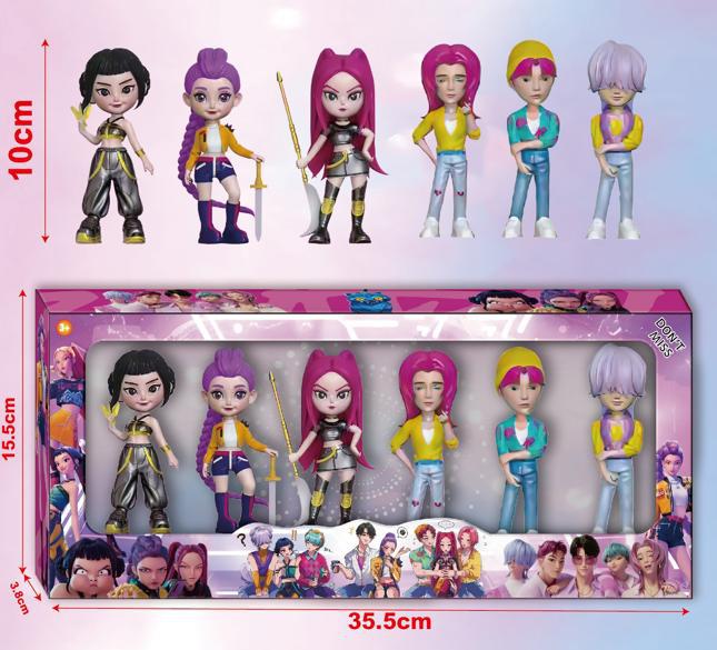 k pop demon hunters doll set
