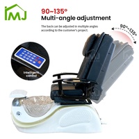 Fauteuil de pédicure électrique personnalisé pour salon de beauté avec bassin de massage pour les pieds