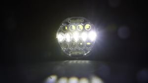 MS-HL75A 7 Faros Delanteros con Luces de Circulación Diurna para <span class=keywords><strong>Hummer</strong></span> H1 H2, Opción Cromada Negra, 7 Faros para Jeep Wrangler JK TJ, Accesorios para Harley - Product Image 5