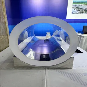 Tubo di quarzo trasparente resistente al calore tubo di vetro di ozono ad alta temperatura tubo di quarzo di grande diametro