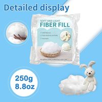 Rembourrage en fibre de polyester ultra doux, haute résilience, recyclable, pour animaux en peluche, crochet et travaux manuels