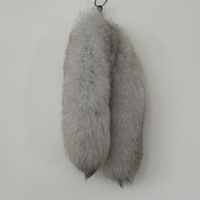 Queue de renard bleu naturel de haute qualité pour accessoires