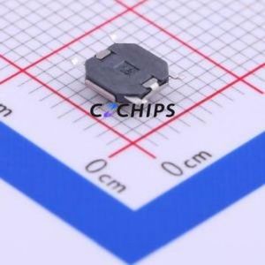 1TS001G-1700-1700-CT Tactile Switch SMD,5.1x5.1mm Switch Single Pole Single Throw Round Button 1.7N Vertical Mount - Product Image 2