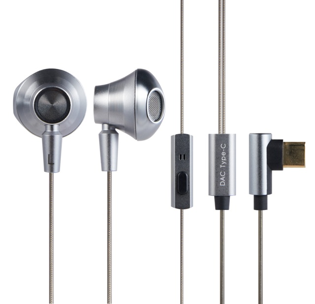 Koadac Semi in Ear Wired Headphones Type-C HiFi Sound IP4 Waterproof 1.2M Braided Cable Metal Private Mold