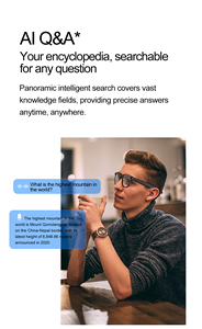Gafas inteligentes Obaolay 2025 <span class=keywords><strong>con</strong></span> cámara <span class=keywords><strong>Chat</strong></span> GPT música conexión WiFi AI traducir gafas de cámara inteligente para hombres y <span class=keywords><strong>mujeres</strong></span> - Product Image 5