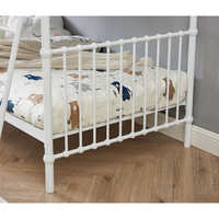 Lit superposé double en métal sur mesure de style moderne pour chambre d'enfants et de filles