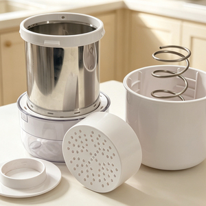 Essoreuse à salade domestique facile à nettoyer, filtre d'égouttage d'eau pour légumes, gadget de cuisine pratique pour fruits, légumes et aliments quotidiens - Product Image 2