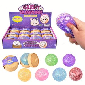 Éxito de Ventas Transfronterizo, Juguete Blandito con Purpurina, Simulación de Bollo y Dumpling, de Rebote Lento, Juguete Antiestrés de Caja Sorpresa - Product Image 1