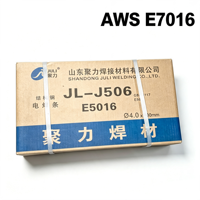 Électrode de soudage Juli Brand J506 E5016, norme AWS A5.1 E7016, tige à faible teneur en hydrogène pour la fabrication de charpentes en acier faiblement allié