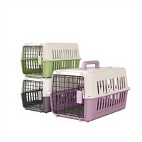Cage de transport pliable pour animaux de compagnie, homologuée par les compagnies aériennes, grande taille, avec porte en fil métallique, pour chiens et chats, idéale pour les voyages et les visites chez le vétérinaire, vente en gros