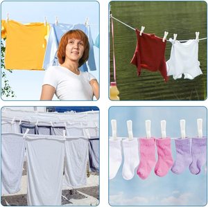 Pinces à linge robustes avec ressort, pinces pour serviettes de plage, pinces personnalisées pour chaises, pinces de maintien pour séchage - Product Image 6