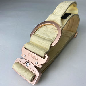 Yumuşak yastıklı ve saplı dayanıklı özel çakmak alüminyum Metal toka kişiselleştirilmiş yaka savaş naylon köpek tasması - Product Image 5