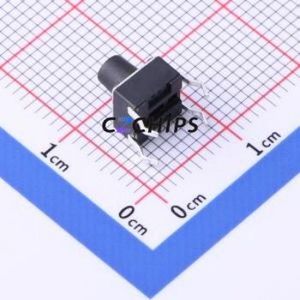 TSD001B07018A Tactile Switch Through hole Component (THT)-4P,6x6mm Switch Round Button 1.8N Through Hole 6mm - Product Image 2