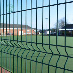 Panneaux de clôture en treillis soudé 3D en acier thermolaqué, directement de l'usine, pour les jardins résidentiels - Product Image 2